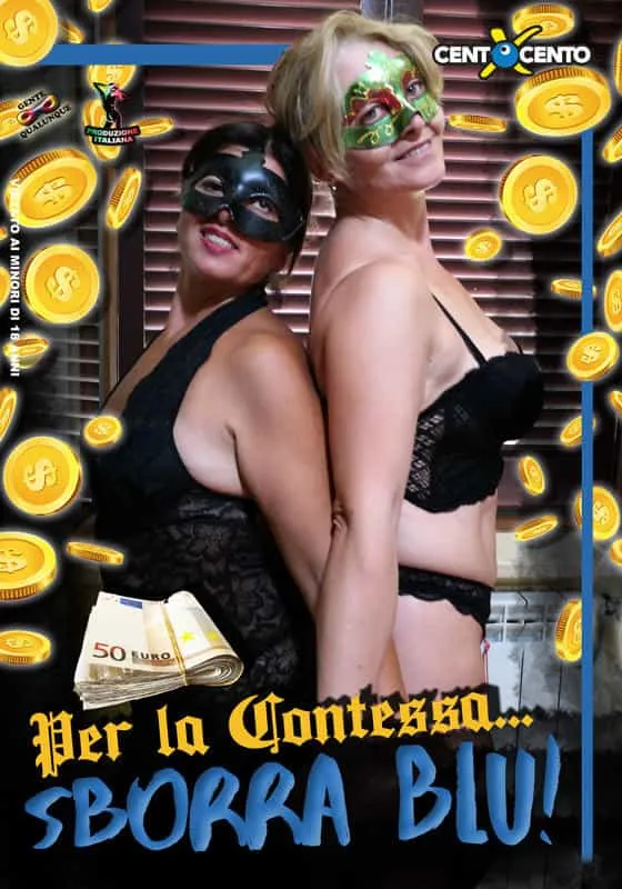 Per la contessa… sborra blu!